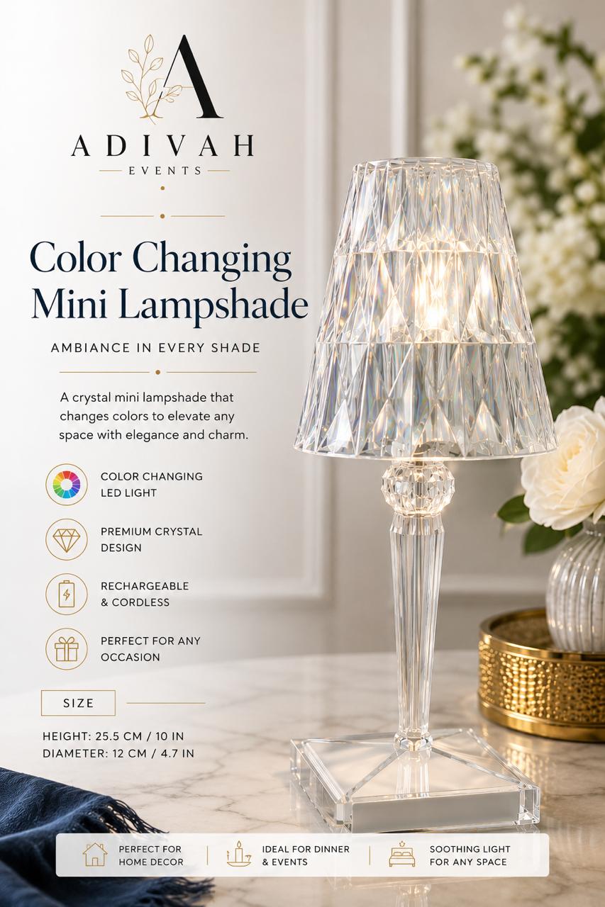 Mini Color Changing Lampshades