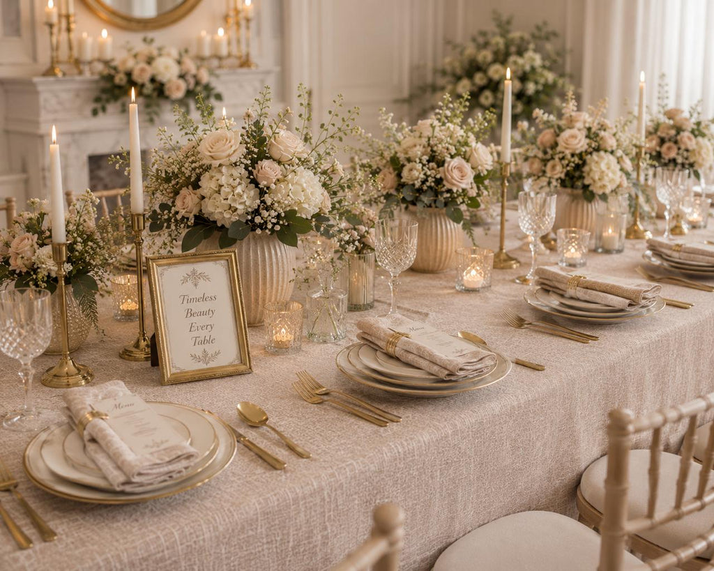 Biscuit & Caramel Tablecloth