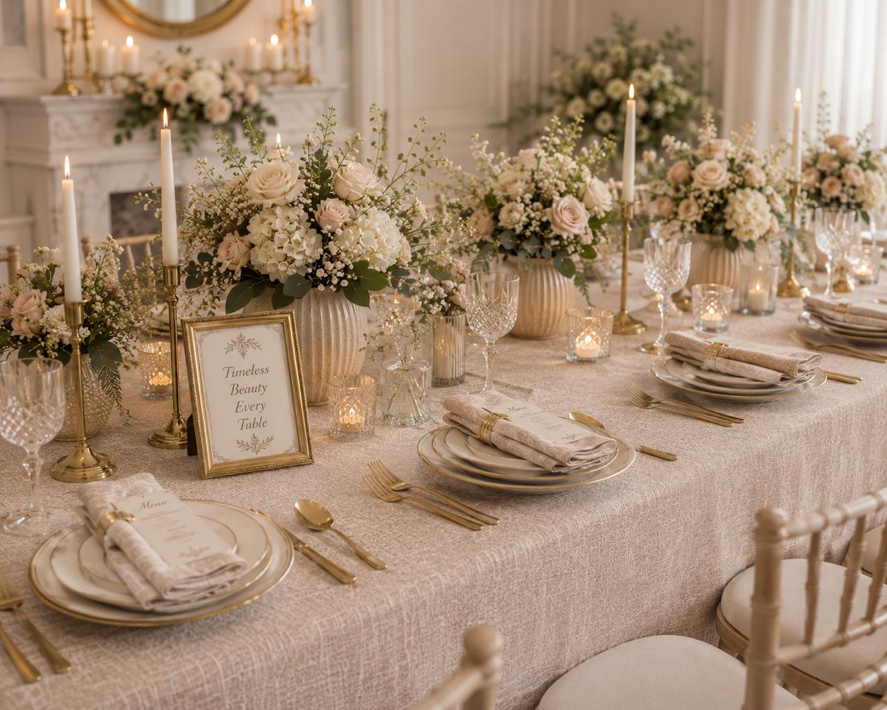 Biscuit & Caramel Tablecloth