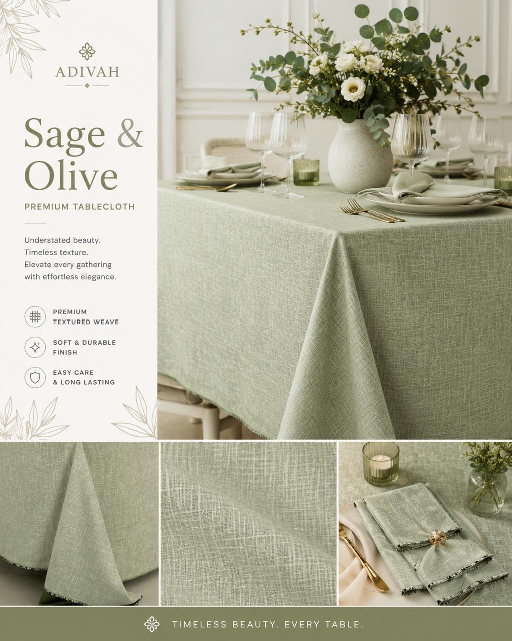 Sage & Olive Tablecloth