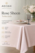 Rose Sheen Tablecloth