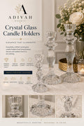 Crystal Glass Candle Holder