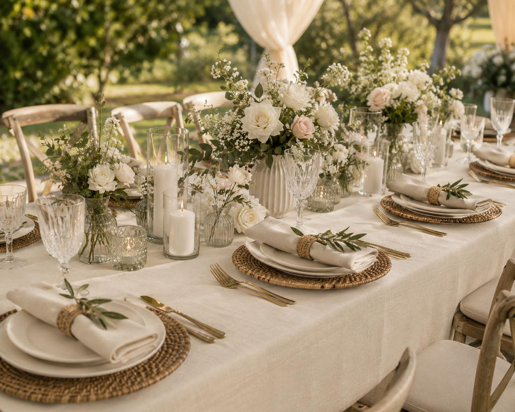 Cream Blush Tablecloth