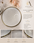 Opal Luxe Glass Charger Plate