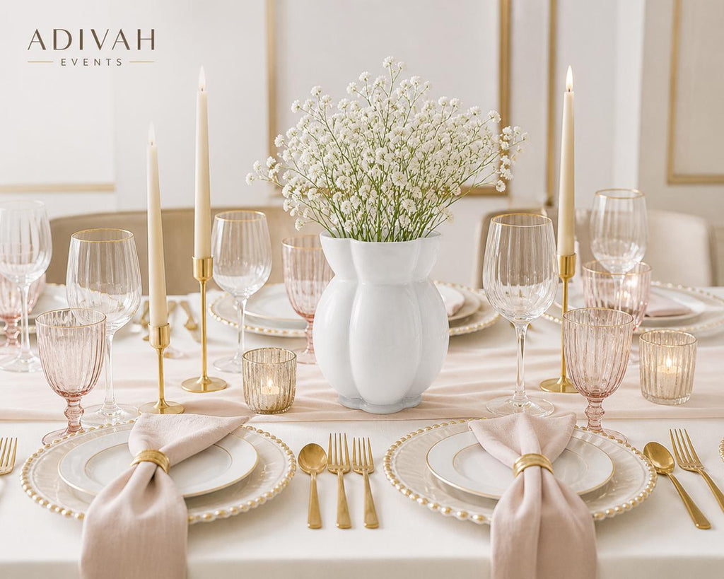 Petal Bloom White Vase