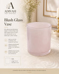 Blush Glass Vase