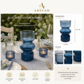 Blue Hour Votive & Bud Vase