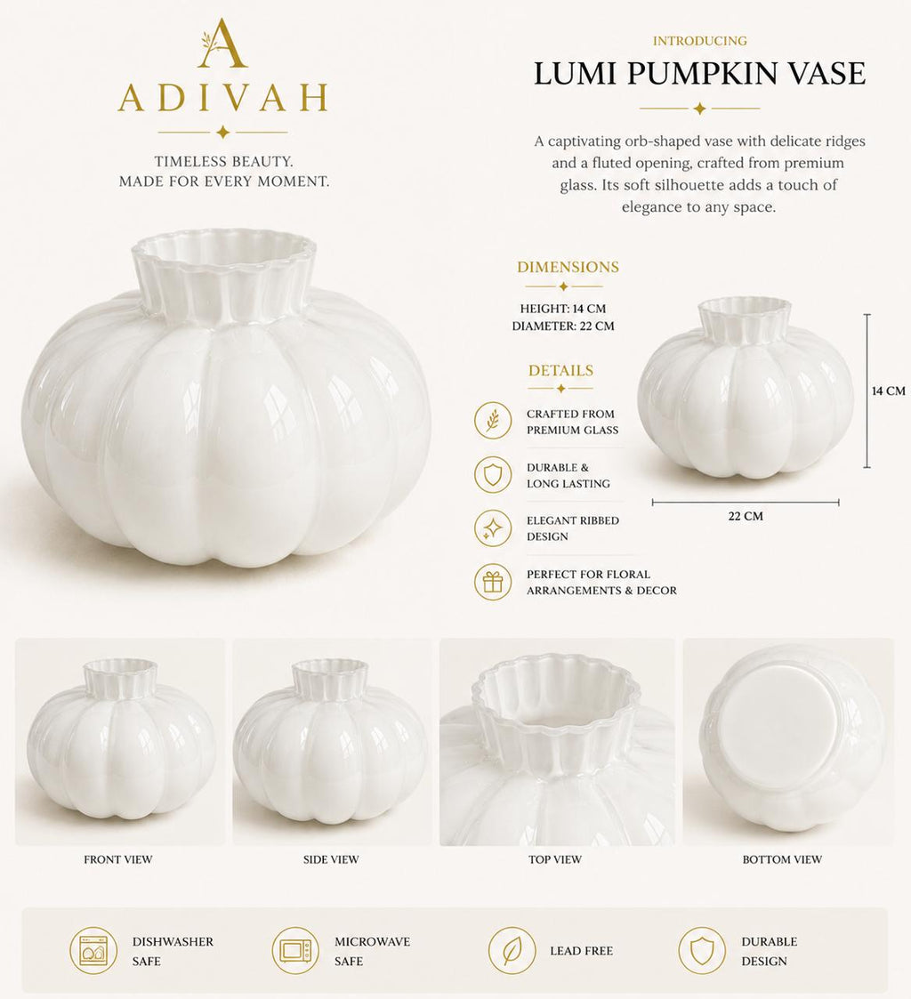 Lumi Pumpkin Vase