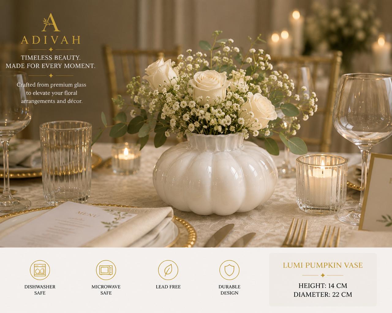 Lumi Pumpkin Vase