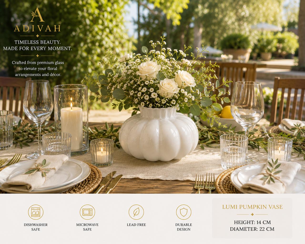 Lumi Pumpkin Vase