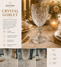 Crystal Gold Rimmed Goblet