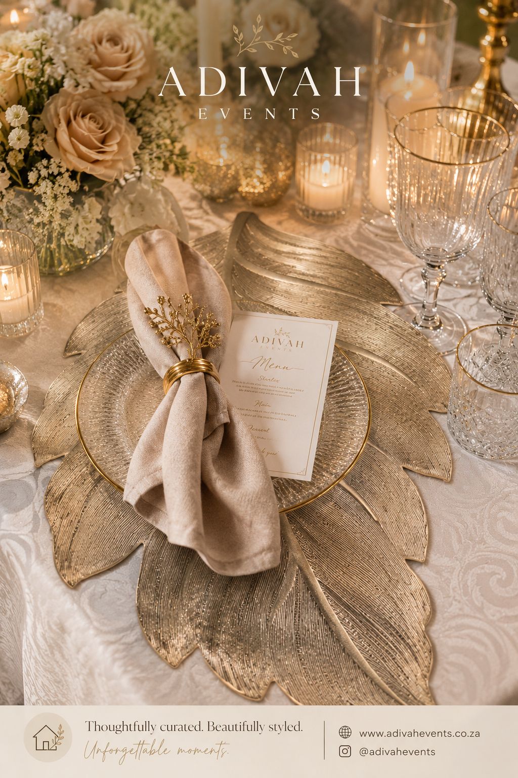 Gold Leaf Placemat